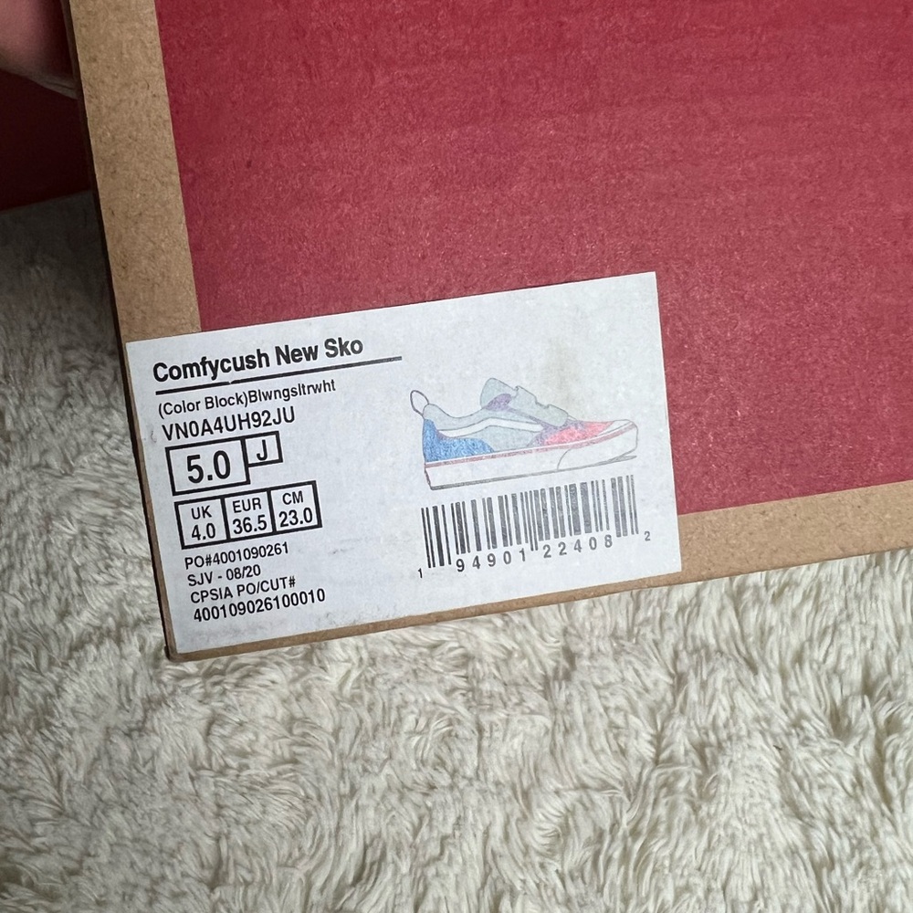 VANS Kids Shoes - Blue and Pink